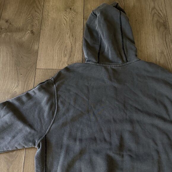Nike Sportswear Club French Terry Pullover Gray Medium Hoodie Sweatsuit - Picture 10 of 16